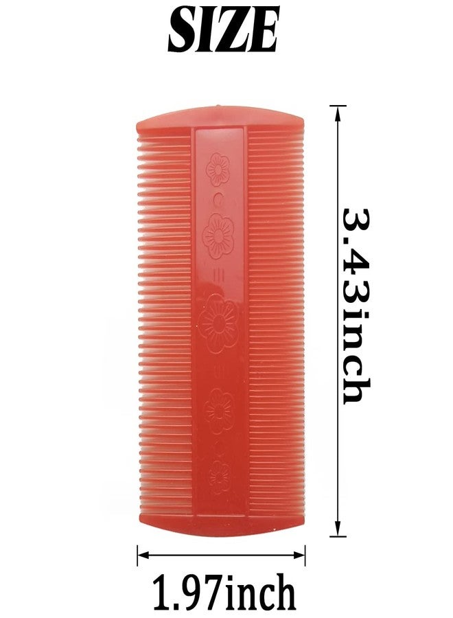 NSBELL 20PCS Comb for Cats, Lice Comb for Dogs, Double Sided Cat Comb for Short Hair of Pets or Humans (Assorted Colors) - Image 2